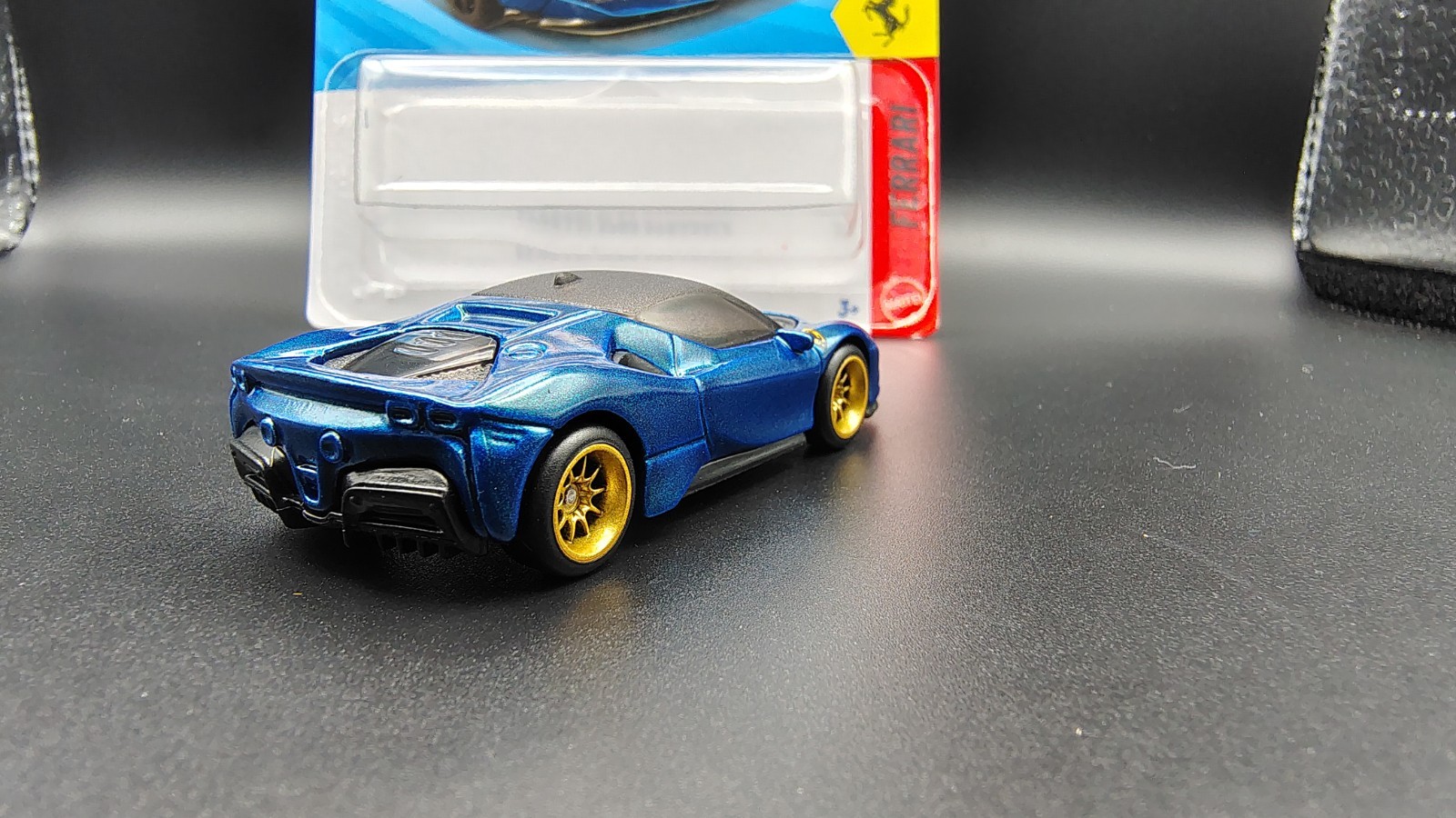 Hot Wheels Wheel Swap Ferrari Sf90 Stradale (Blue) 10SPG Wheels NoScalpCustoms