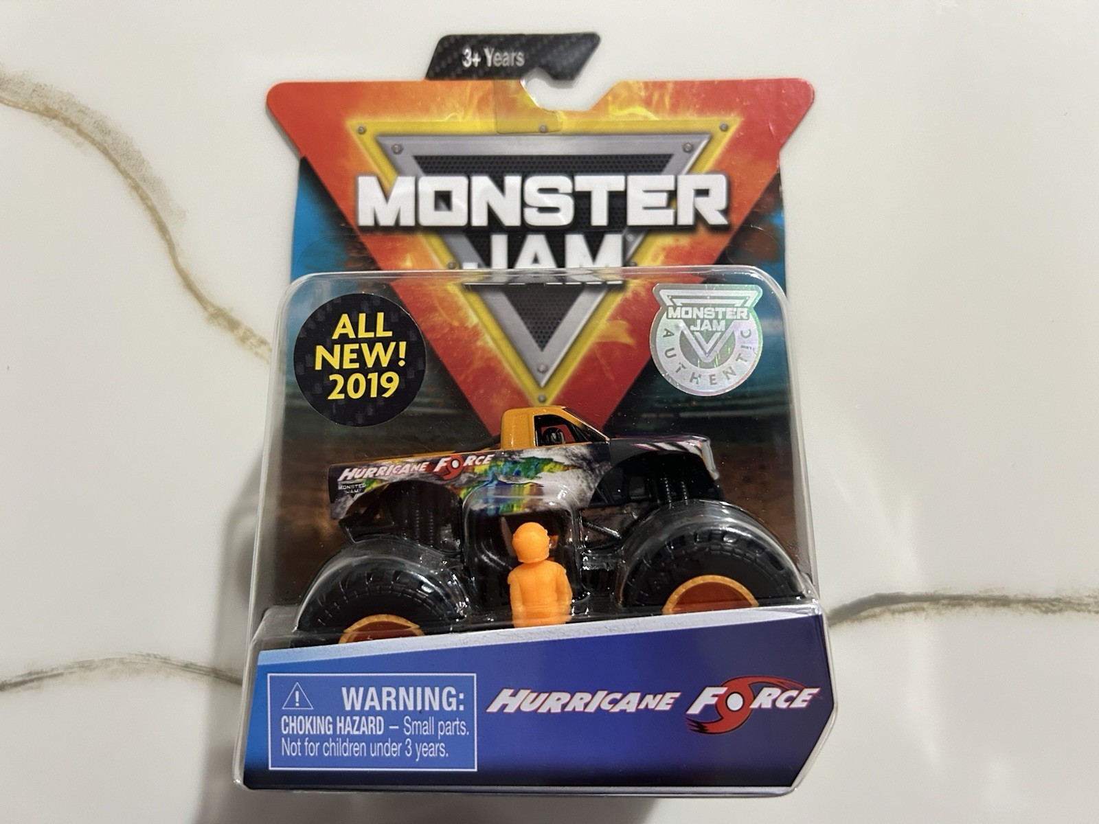 New 2019 Spin Master Monster Jam Hurricane Force (Forces Of Nature) HTF 1/64
