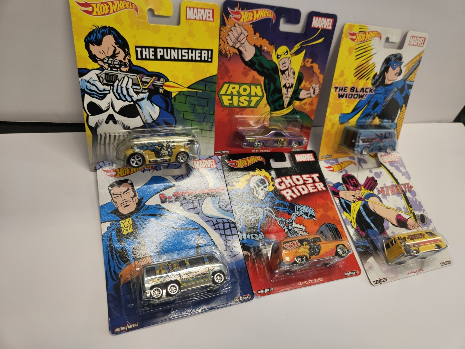 (6ct) Hot Wheels *** MARVEL COMICS *** Set !!!