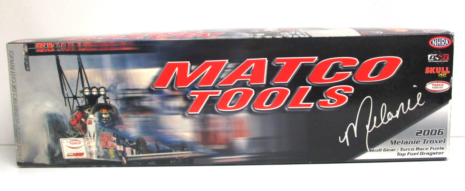 RACING CHAMPIONS RC2 MELANIE TROXEL SKULL GEAR 2006 NHRA TOP FUEL DRAGSTER 1/24