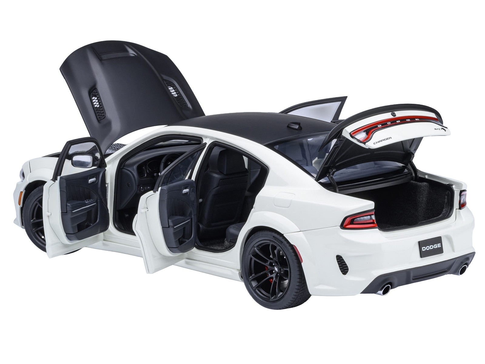 DODGE CHARGER SRT HELLCAT REDEYE JAILBREAK KNUCKLE WHITE 1/18 BY AUTOART 71751