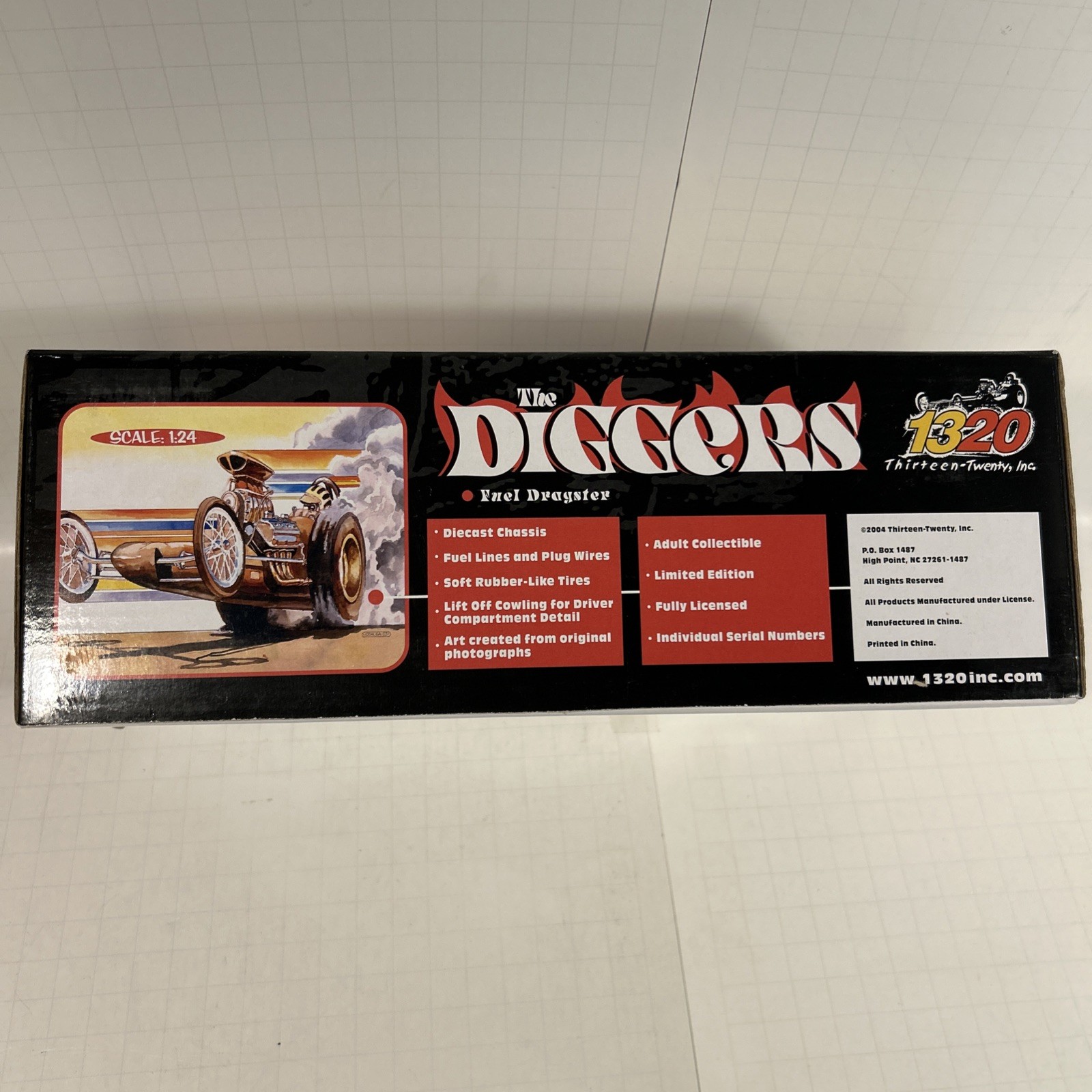 1320 The Diggers #1302 NHRA Greer Black Prudhomme 1302 Of 5000 Limited Edition