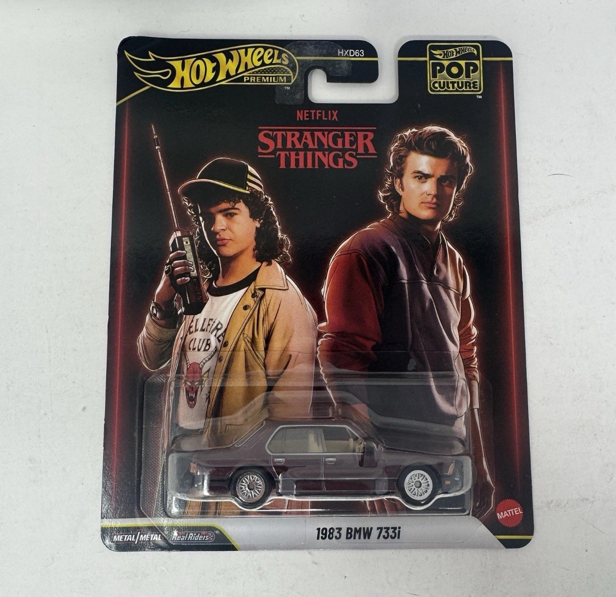 In Hand Hot Wheels Premium 2025 Pop Culture Stranger Things 1983 BMW 733i New!