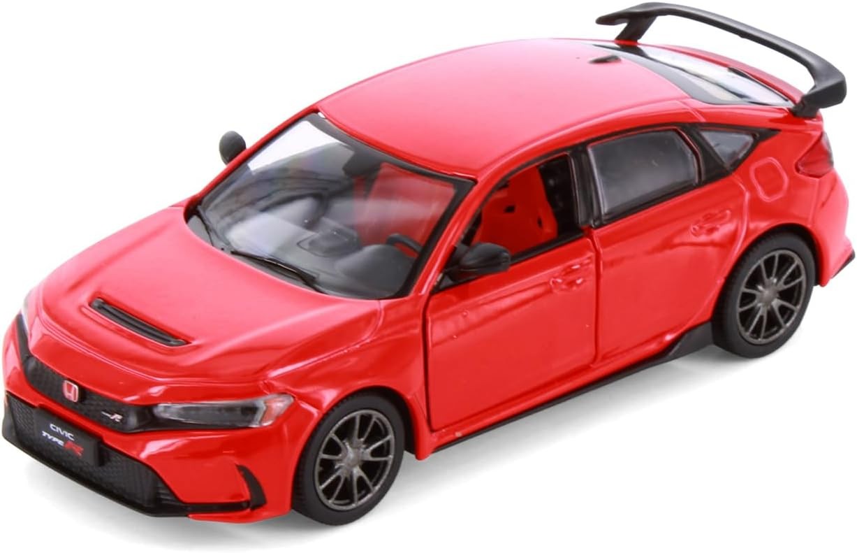 Kinsmart 2024 Honda Civic Type R 5″ 1:36 Die Cast Model Toy Car “Choose Color”
