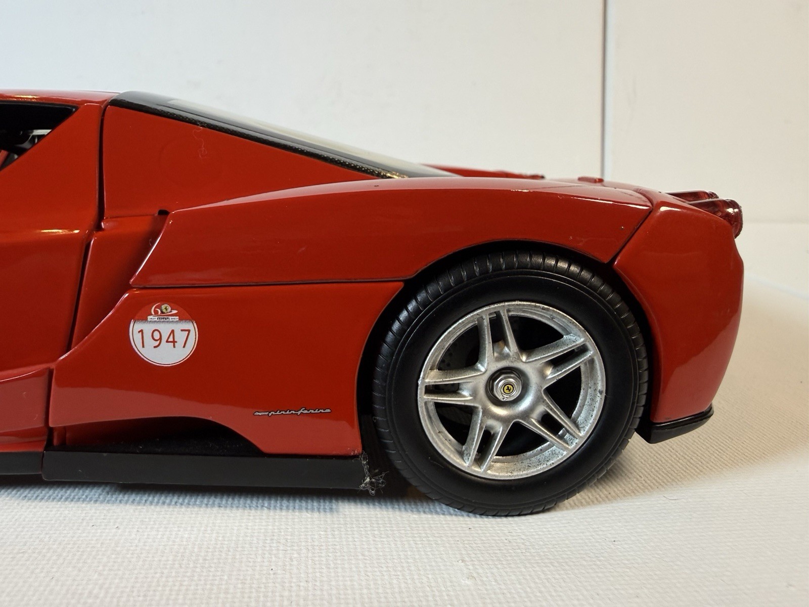 🔥 Hot Wheels 1:18 Enzo Ferrari 60 RELAY Red 2002 SHELL PUMA ALCOA LOOSE🔥