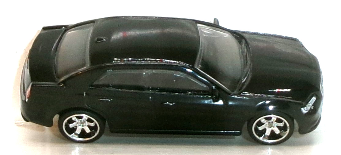 LOOSE 2021 MATCHBOX 1:64 BLACK 2015 CHRYSLER 300 WHEEL SWAP REAL RIDERS