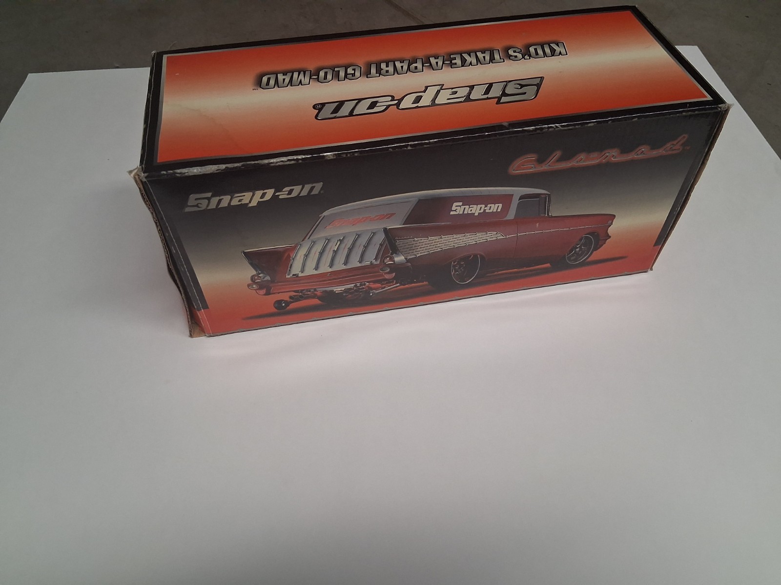Vintage Snap-on GLO-MAD 1957 Chevy Take A Part Kids Tool Set,Working Screwdriver