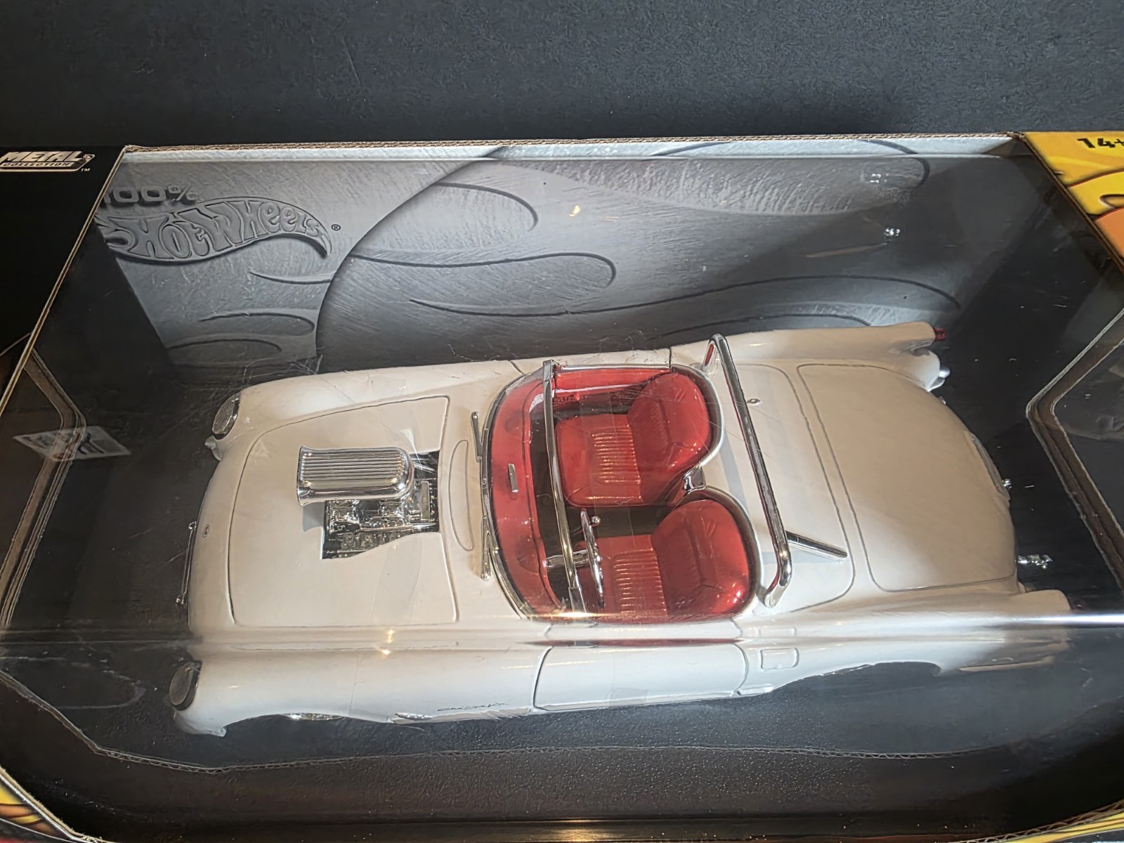 Hot Wheels 1:18 Limited Edition 53 Pro Street Corvette Modified White