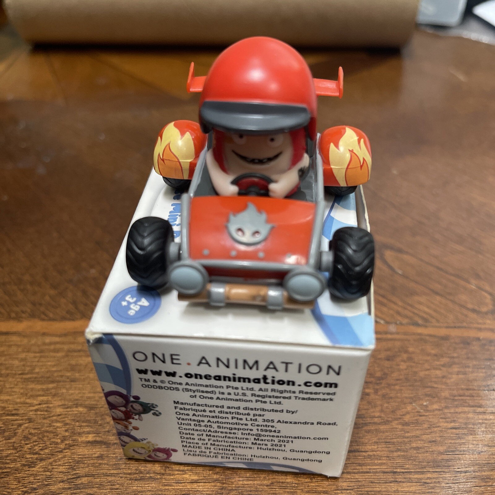 Oddbods Fuse Mini Racer: New In Box, Pull Back release Movement, 3+ Years.