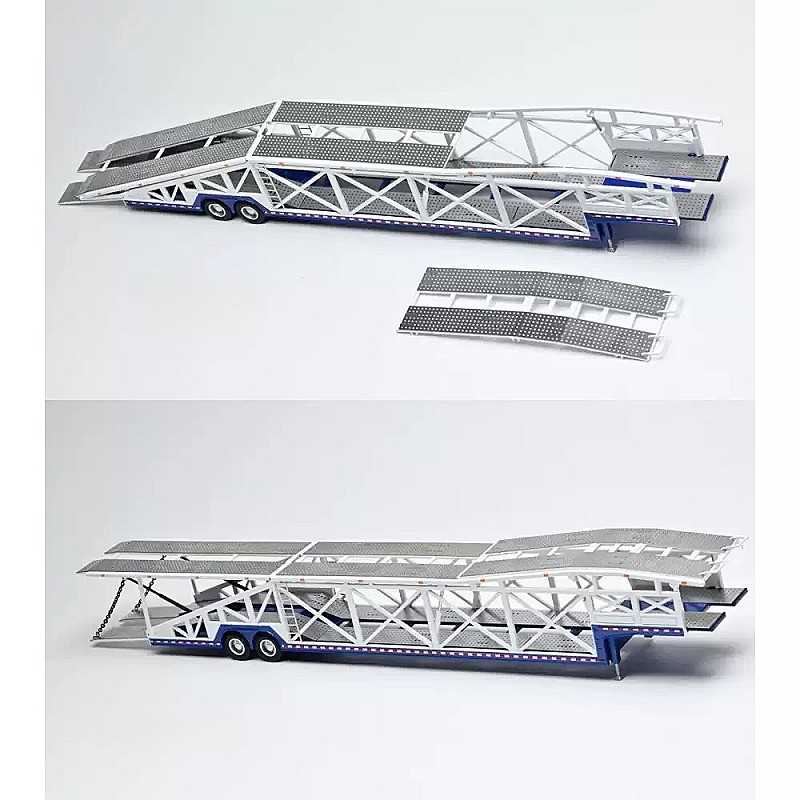 1:64 GCD Jumbo Double-layer Alloy Car Carrier-Extra-long Giant Transport Model