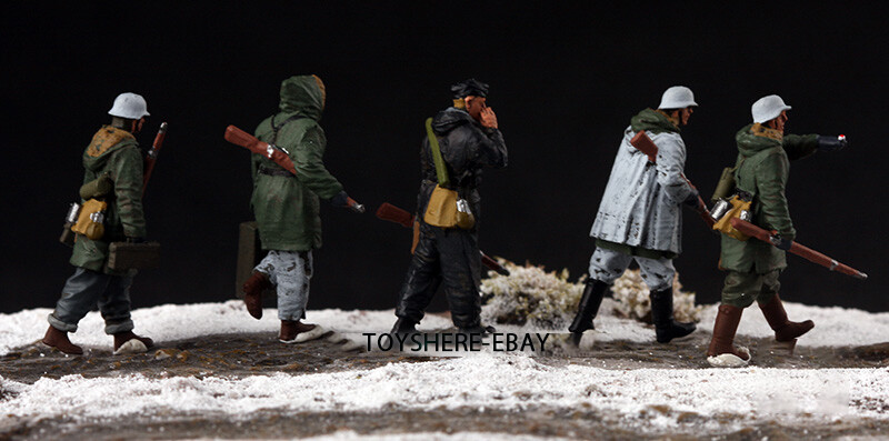 1/72 TANK 1:72 WW2 Germany Russia USA Soldiers Winter military toy TotalWar Army