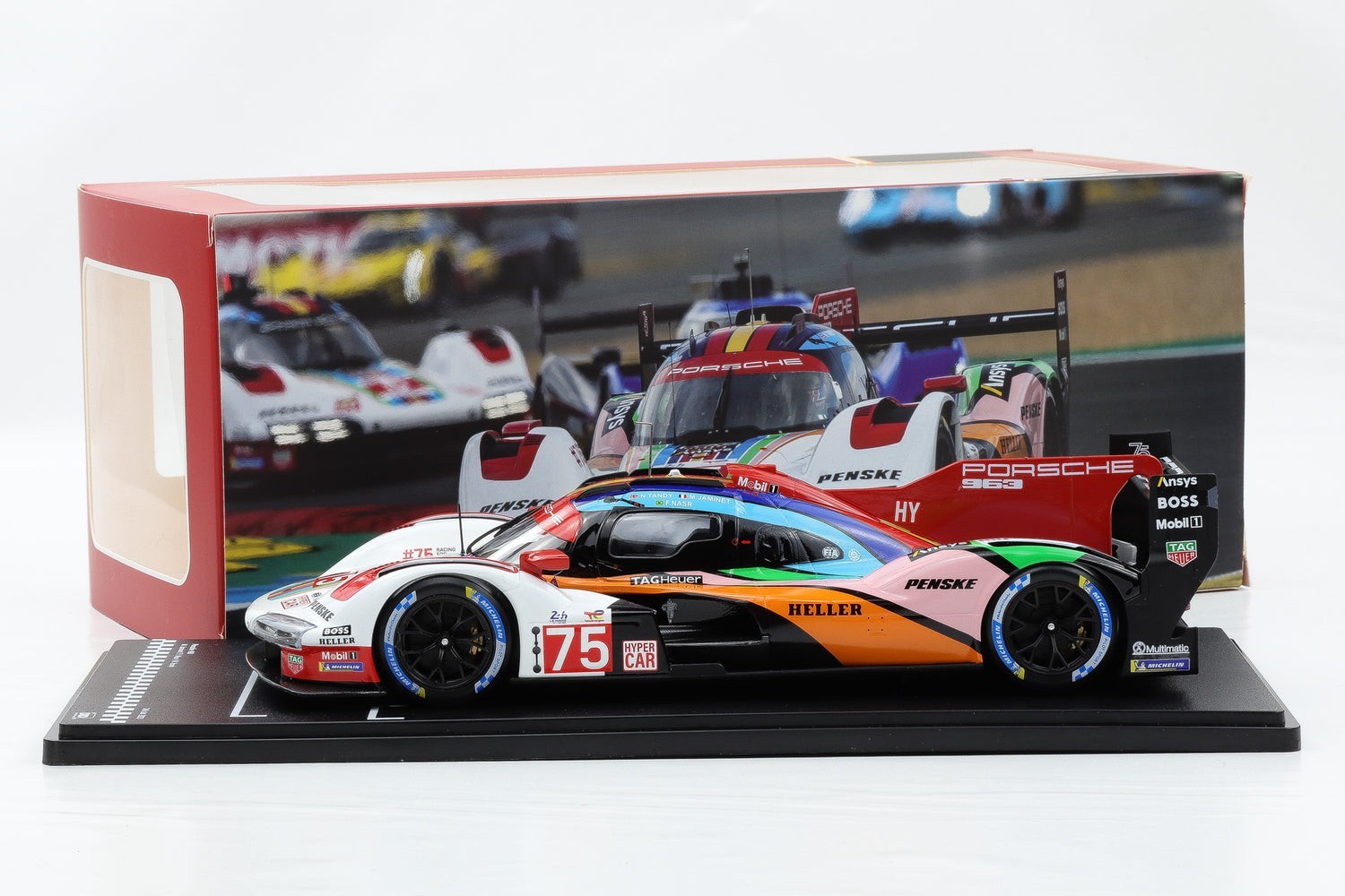 IXO Porsche 963 #75 Penske 24h Le Mans 2023 Jaminet/Nasr/Tandy 1:18