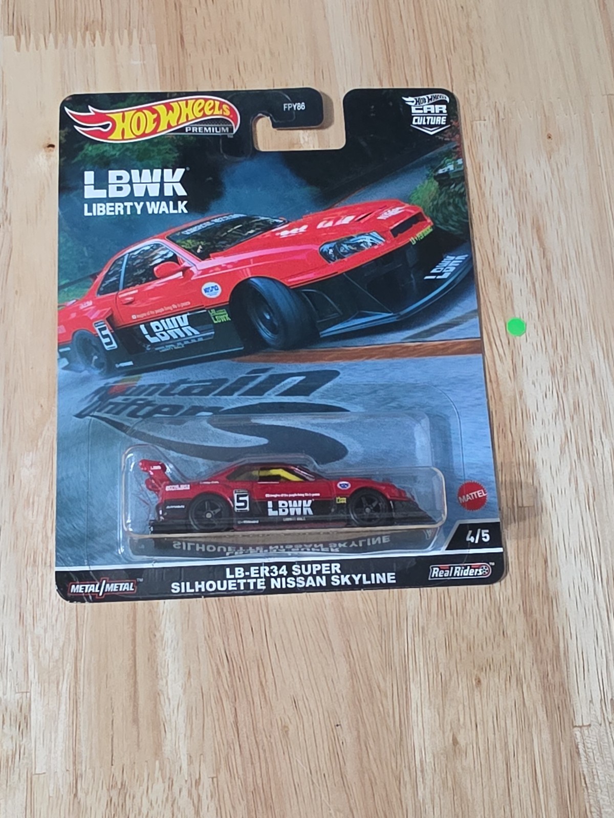 Hot Wheels Premium LB-ER34 Super Silhouette Nissan Skyline LBWK Car Culture!Read