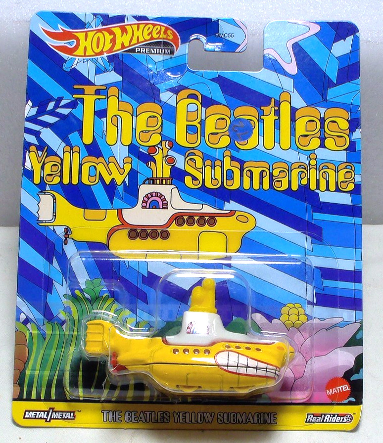 Hot Wheels Premium The Beatles Yellow Submarine 1:64 Diecast