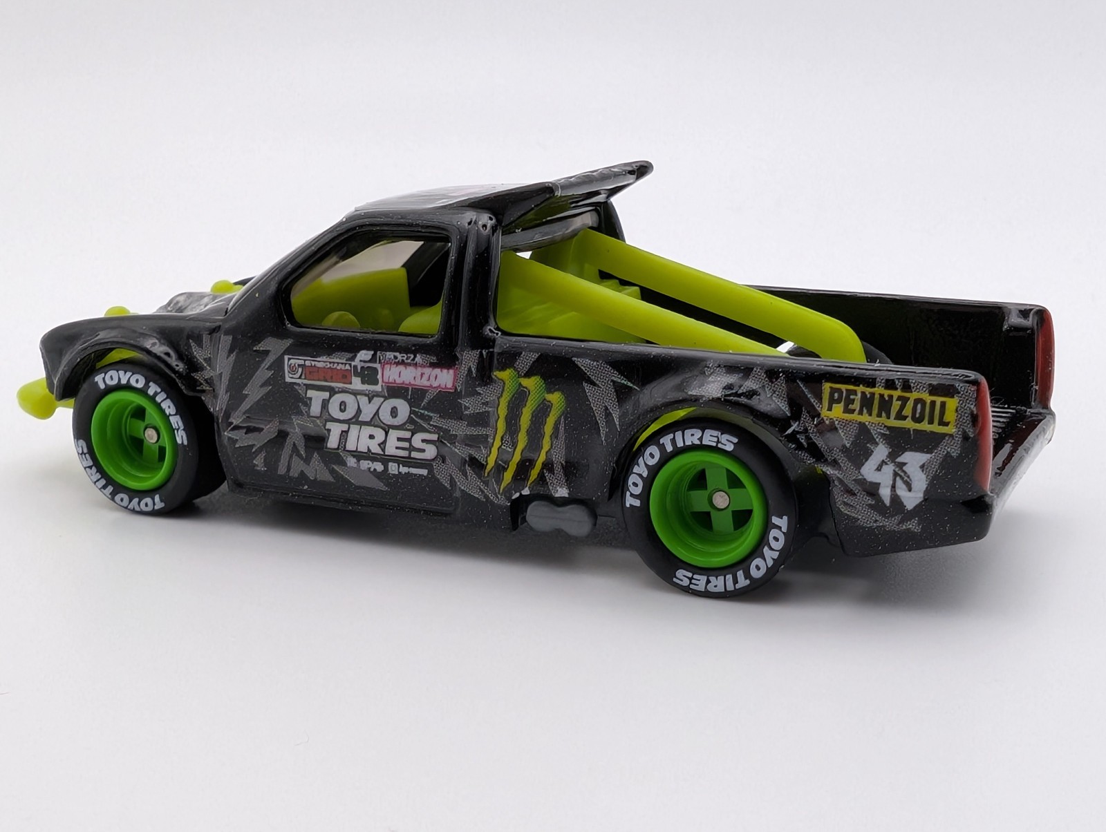 Hot Wheels CUSTOM Hoonitruck Limited Grip Monster Energy HOONIGAN Toyo Tires