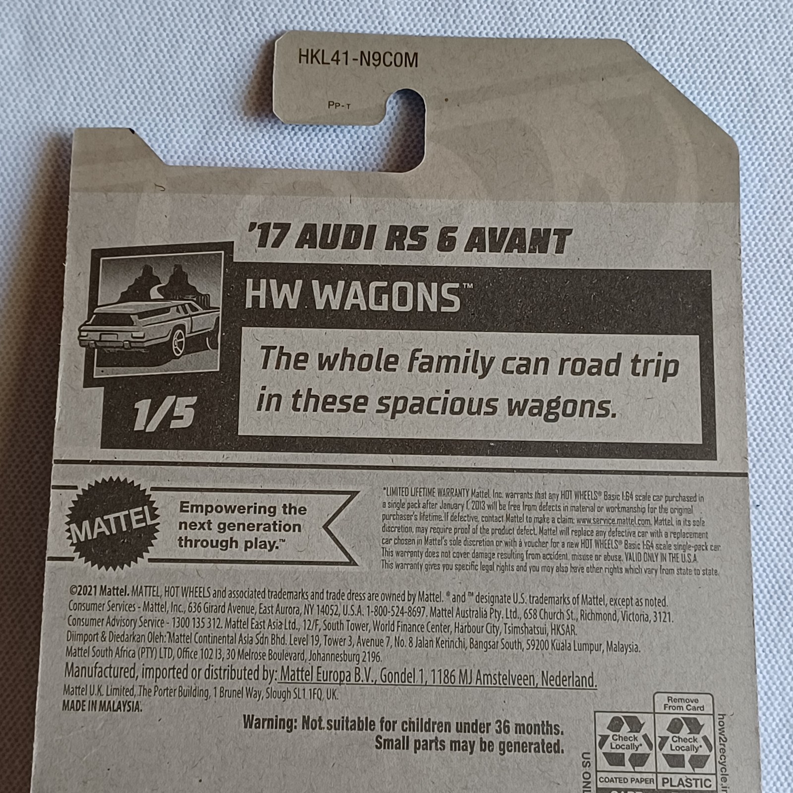 2023 HOT WHEELS *HW WAGONS* *KROGER EXCLUSIVE* *’17 AUDI RS 6 AVANT GRAY* RARE