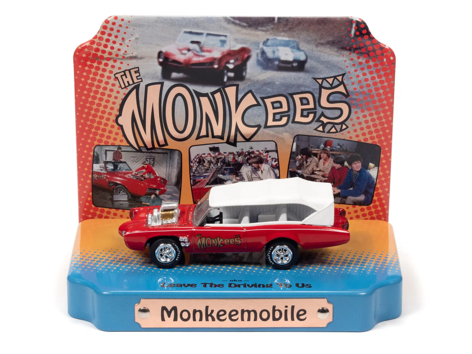 Johnny Lightning Silver Screen The Monkees Monkeemobile 1:64 Diecast Car JLDR018