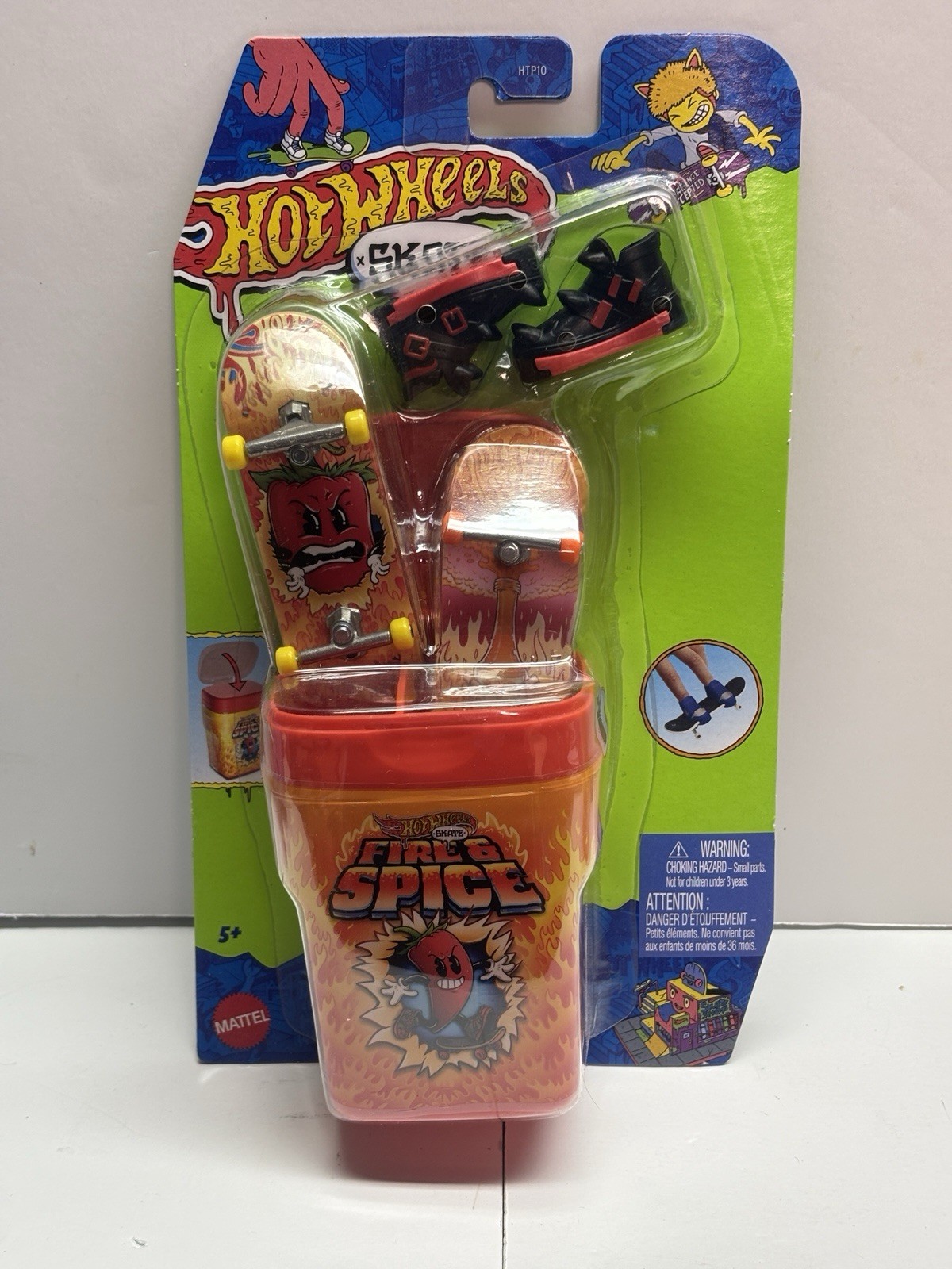 HOT WHEELS Skate “FIRE & SPICE” Skateboard