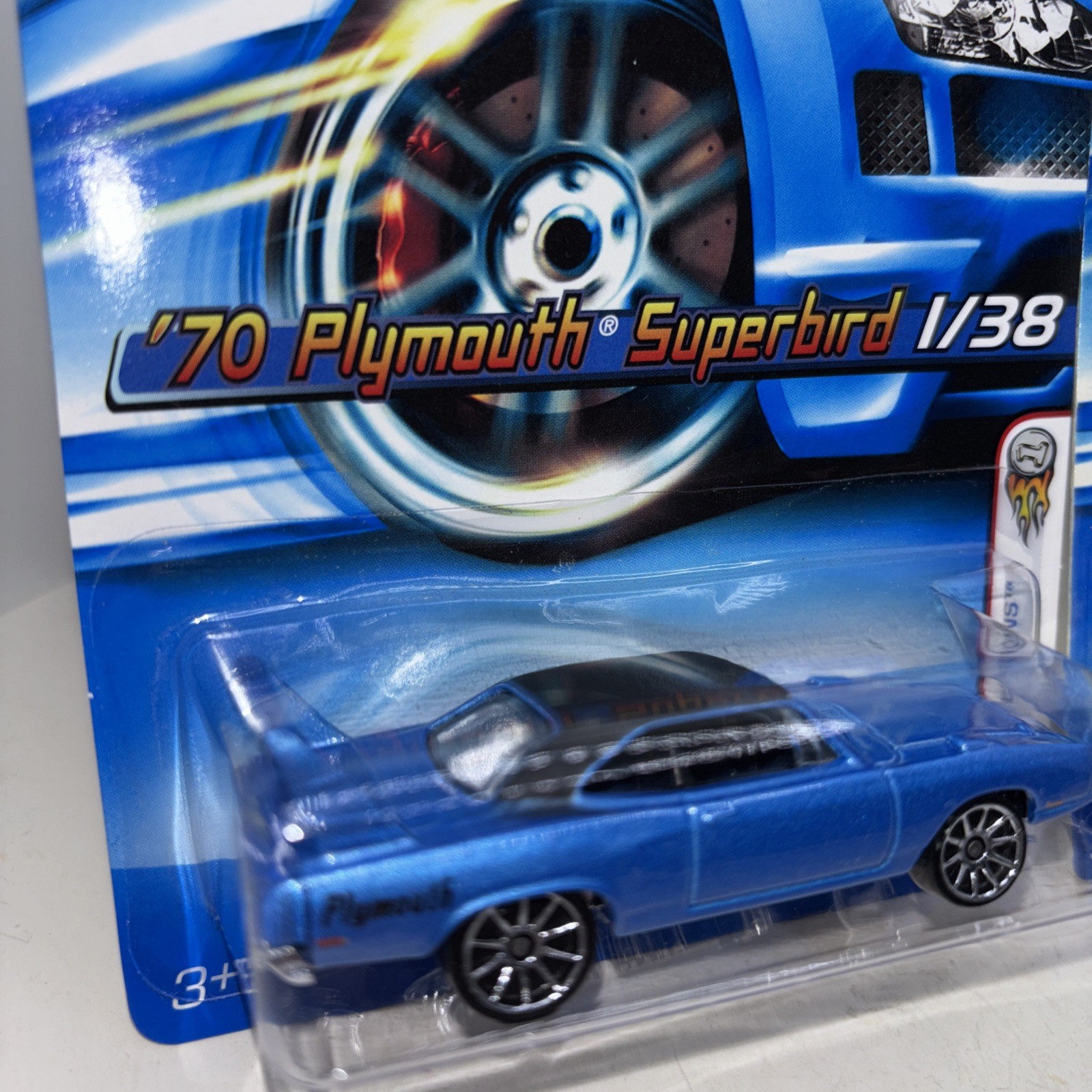 Hot Wheels 2006 First Editions ‘70 Plymouth Superbird Lot Blue And Yellow #1/38