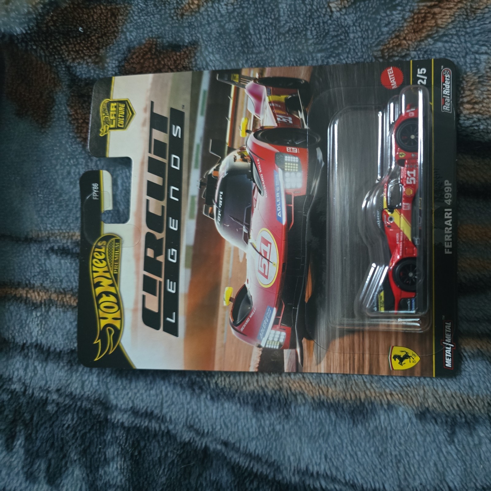 Hot Wheels Premium 2025 Car Culture “Circuit Legends” Ferrari 499P Red 1:64