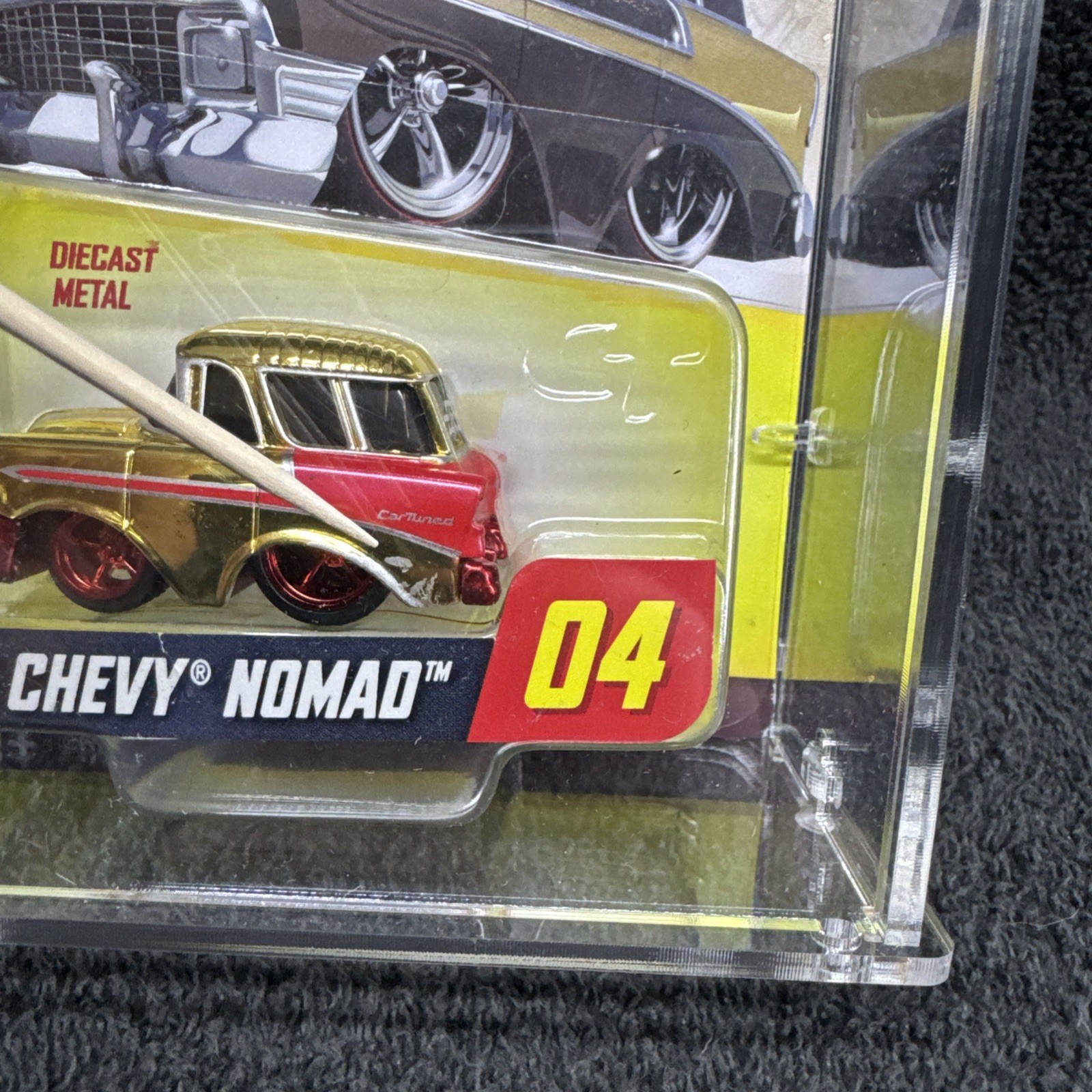 Car Tuned Series 2 ‘56 Chevy Nomad DOUBLE DRIPPED Red Bottom w/ KR acrylic *READ