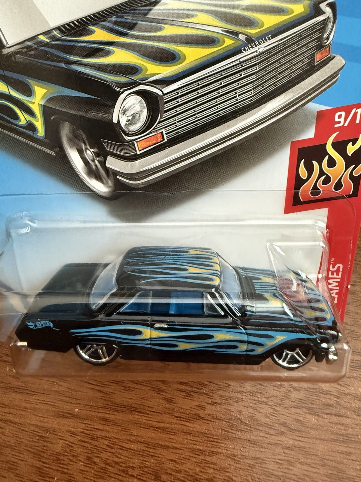 HOT WHEELS 2018 Kroger Color Exclusive Black 63 Chevy II 2