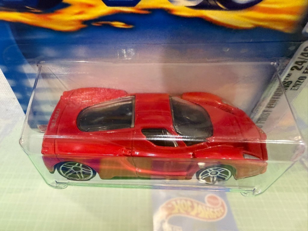 Hot Wheels 2003 First Editions Enzo Ferrari In Protector #24/42 Collector #036