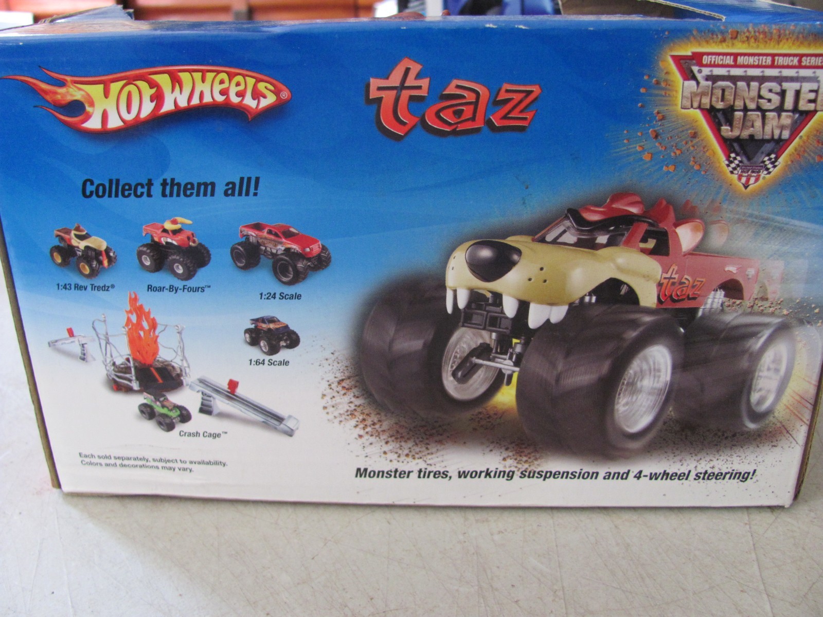 Hot Wheels Mattel Taz Montster Jam. 2008