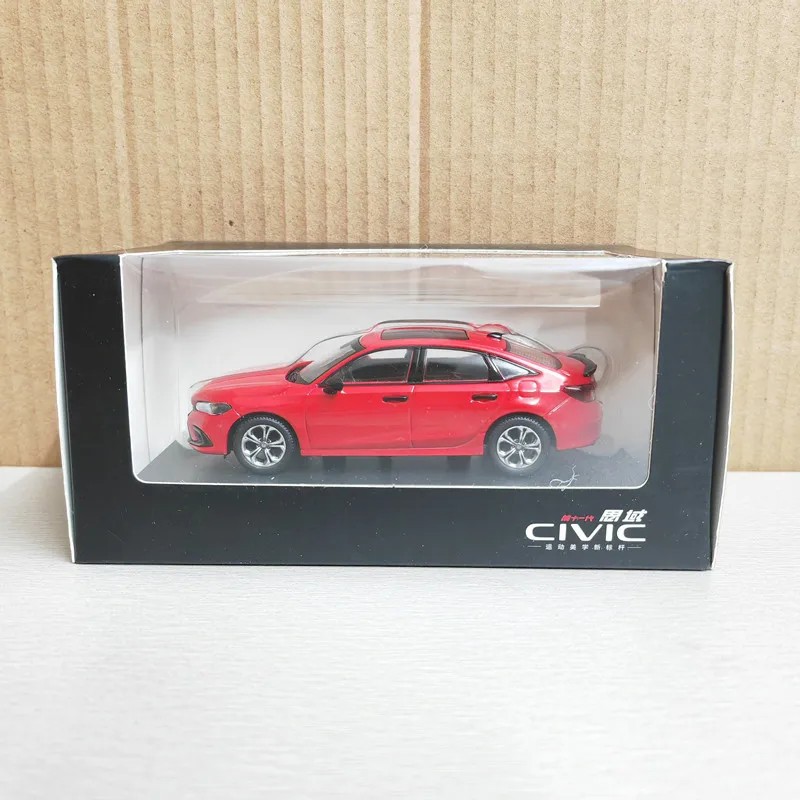 1:43 Honda Civic 2025 Alloy Sports Car Model Diecasts Metal Off-road Vehicles Ca