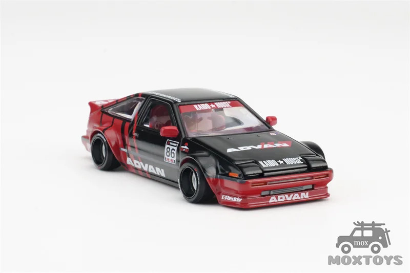 Kaido House x MINI GT 1:64 AE86 Sprinter Trueno ADVAN / M3 Green Model Car