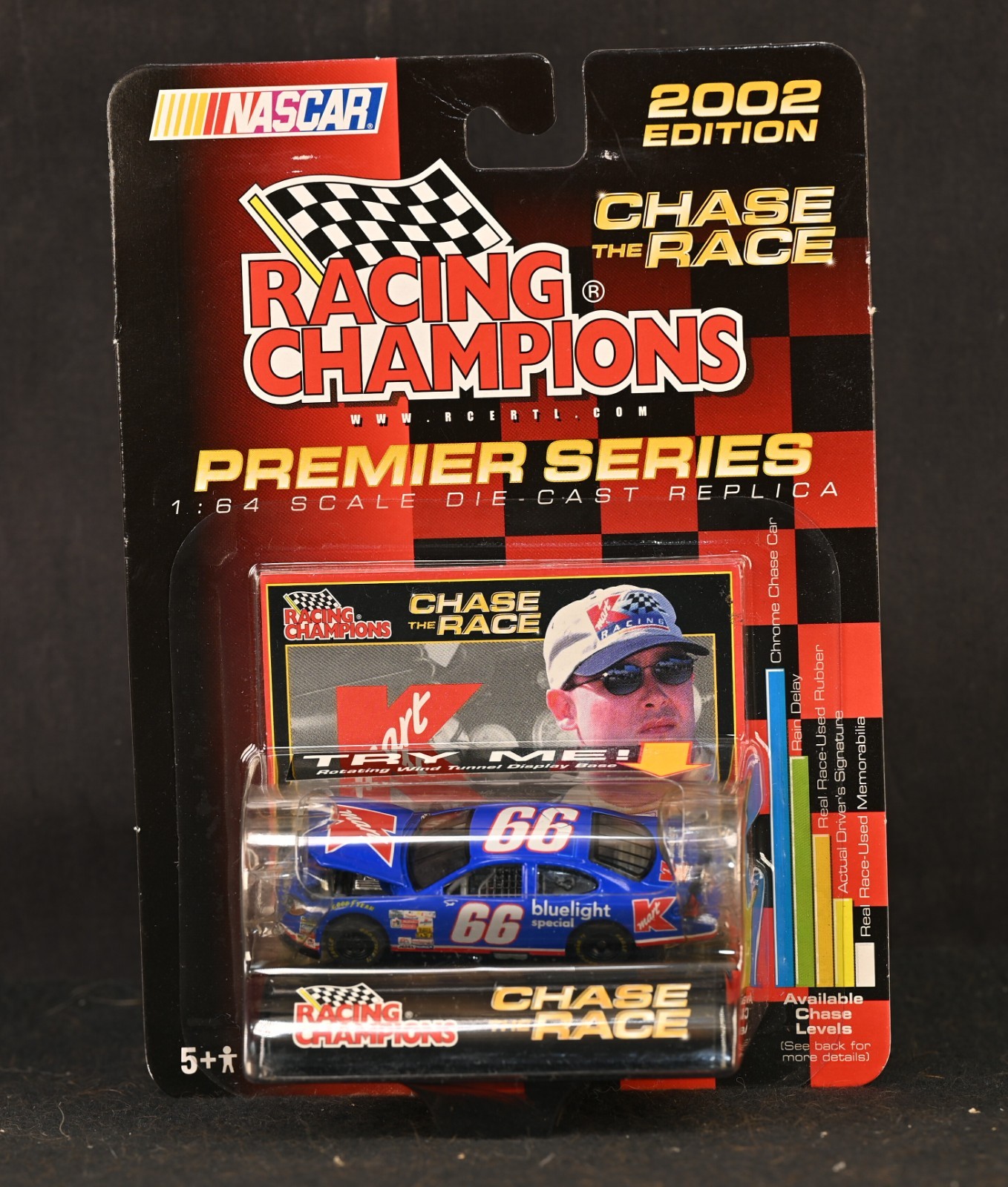 Racing Champions 2002 NASCAR Premier Series #66 Todd Bodine Kmart Blue Light