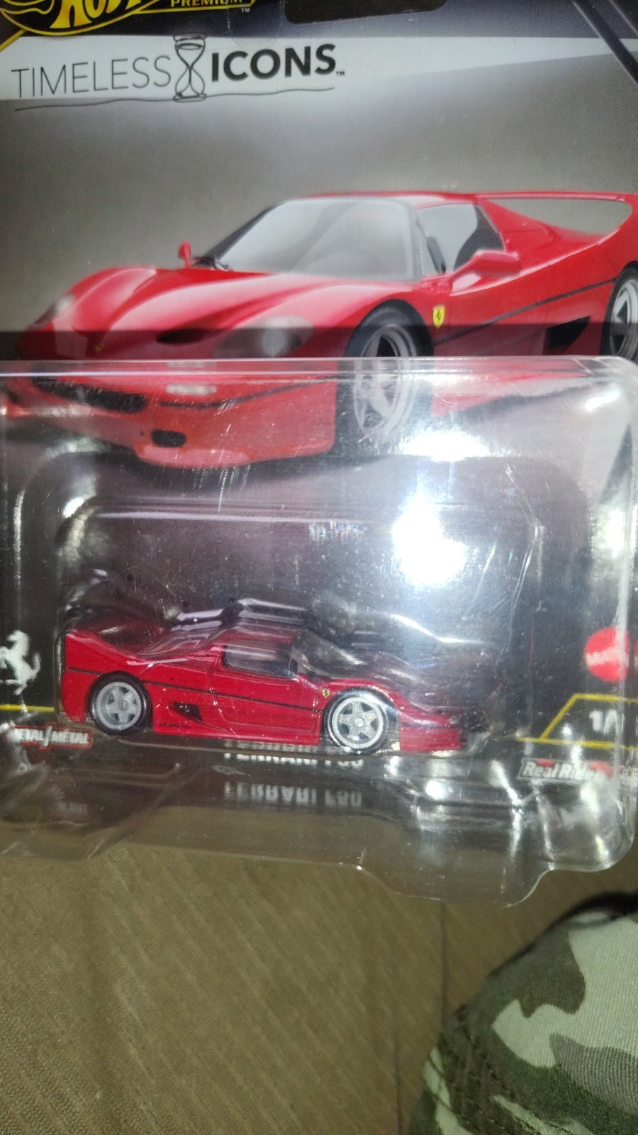 Hot Wheels Premium Car Culture Timeless Icons Ferrari F50 Real Riders