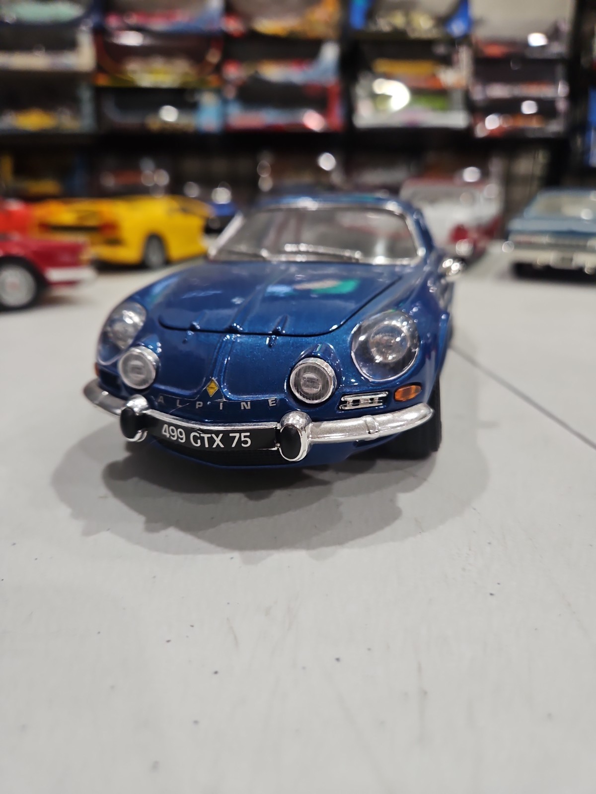 Bburago 1:16 1971 Alpine Renault A110 1600S Blue Special Collection Diecast Loos