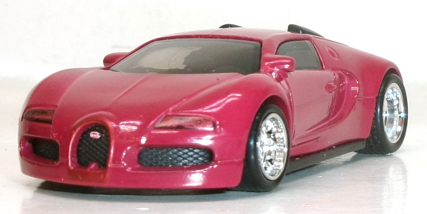 LOOSE 2025 HOT WHEELS 1:64 RED BUGATTI VEYRON WHEEL SWAP REAL RIDERS