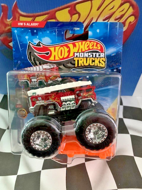 Hot Wheels 2026 Monster Jam Monster Trucks Live HW 5 Alarm RED Ladder Truck