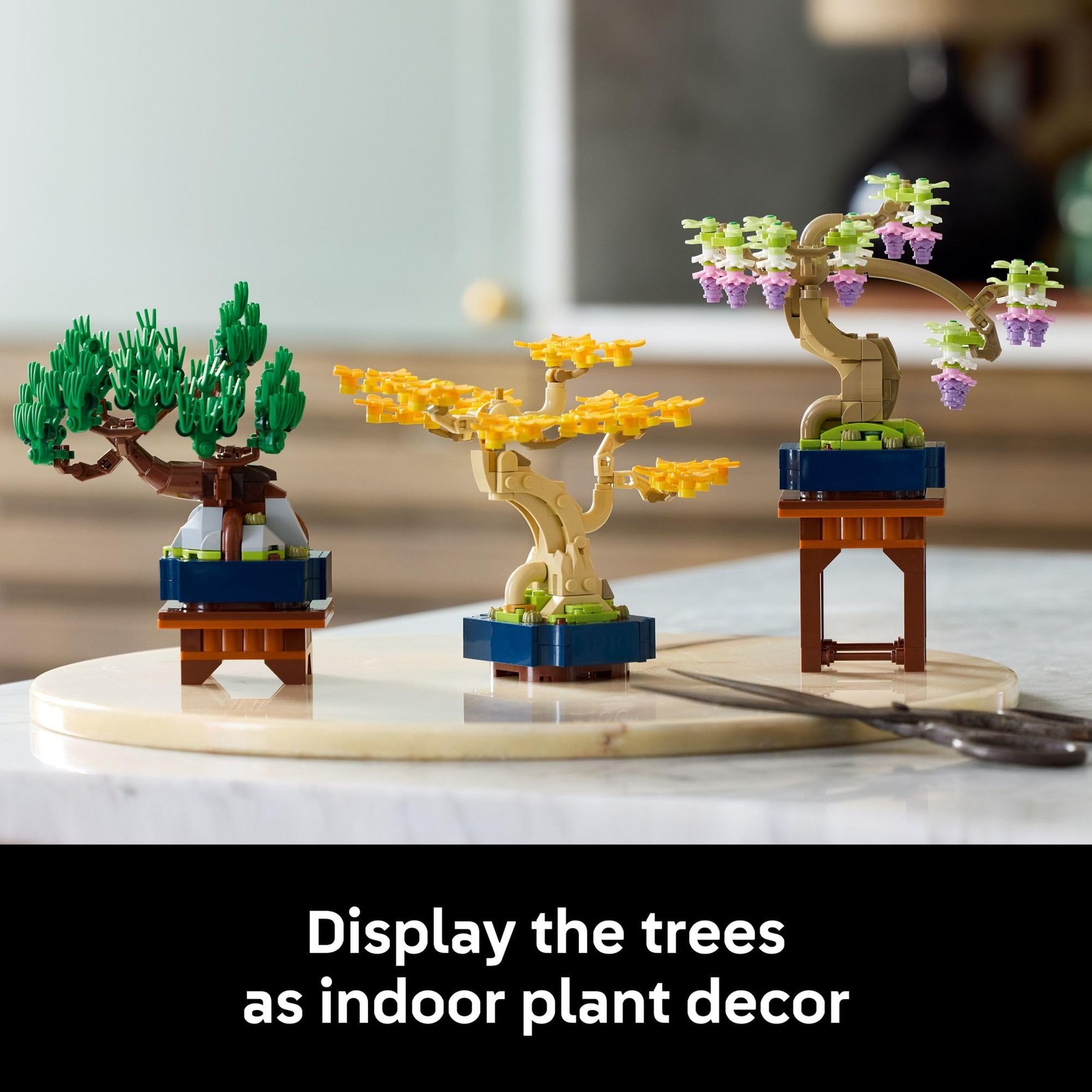 LEGO Botanicals Mini Bonsai Trees Building Set – Artificial Bonsai Tree Building