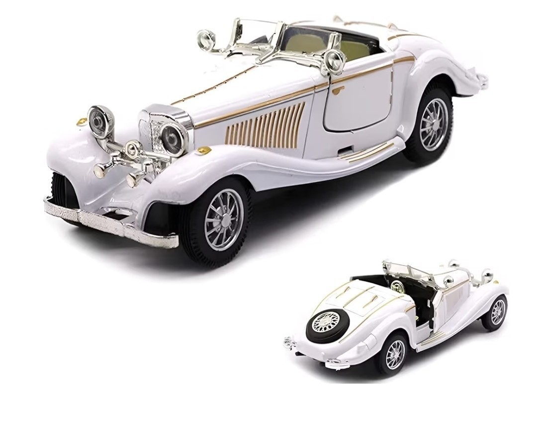 1936 Mercedes Benz 500K Inspired Alloy Car Model Diecast Classic