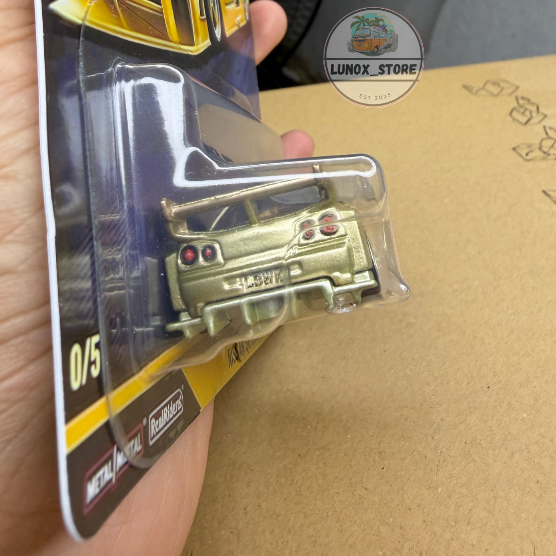 Hot Wheels Aero Styles Gold LBWK LB-ER34 Super Silhouette [Custom CHASE Diecast]