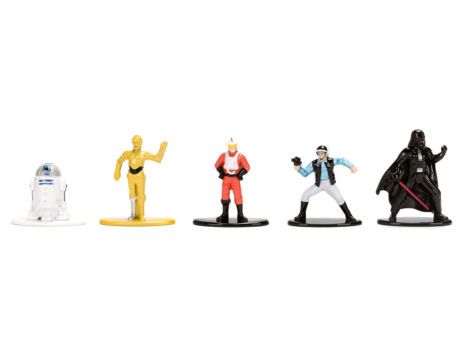 SET OF 12 DIECAST FIGURES “STAR WARS” NANO METALFIGS BY JADA 37360