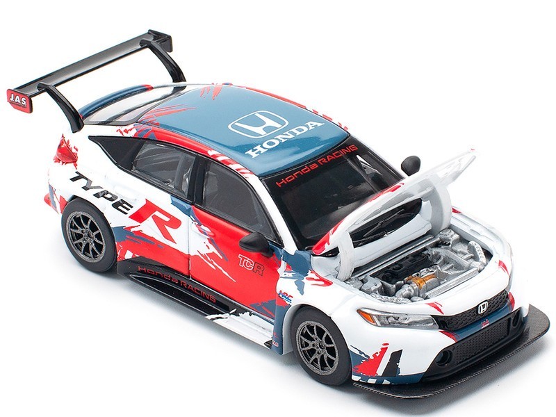 Pop Race 1:64 Honda Civic Type-R FL5 TCR PRESENTATION Diecast Car PR640153