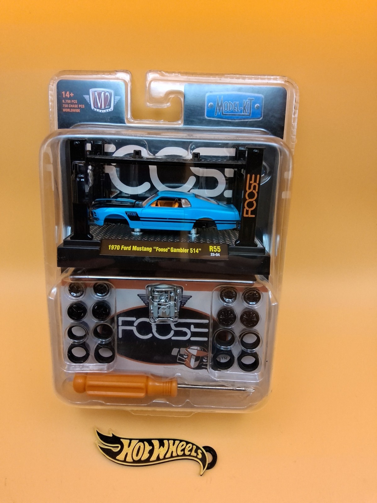 M2 Machines Model Kit Foose Design 1970 Ford Mustang Foose Gambler 514 🔥8