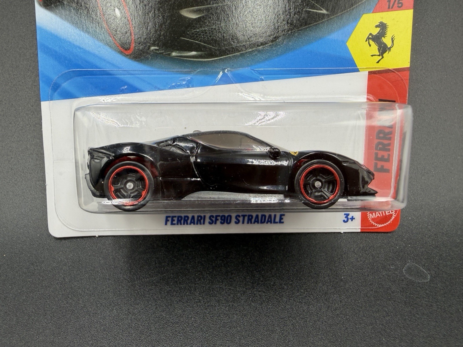 Hot Wheels Ferrari SF90 Stradale Black 2026 Ferrari 1/5 #41 MIP