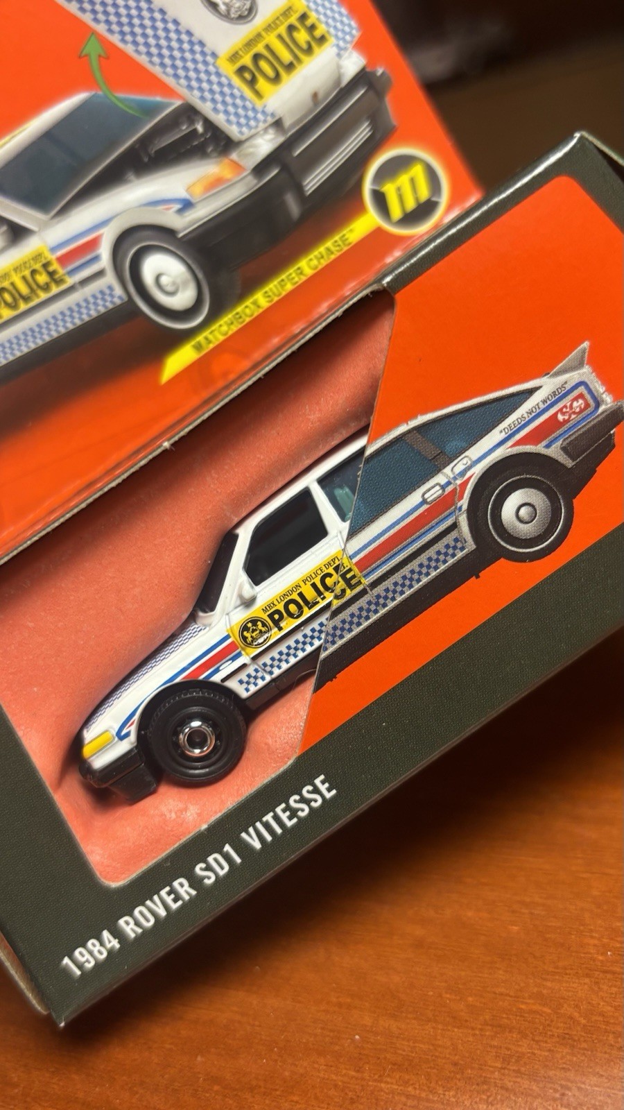 2026 Matchbox Moving Parts Super Chase 1984 Rover SD1 Vitesse Fast Ship