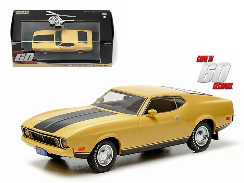 1973 Ford Mustang Mach 1 Yellow “Eleanor” “Gone in Sixty Seconds” Movie (1974)