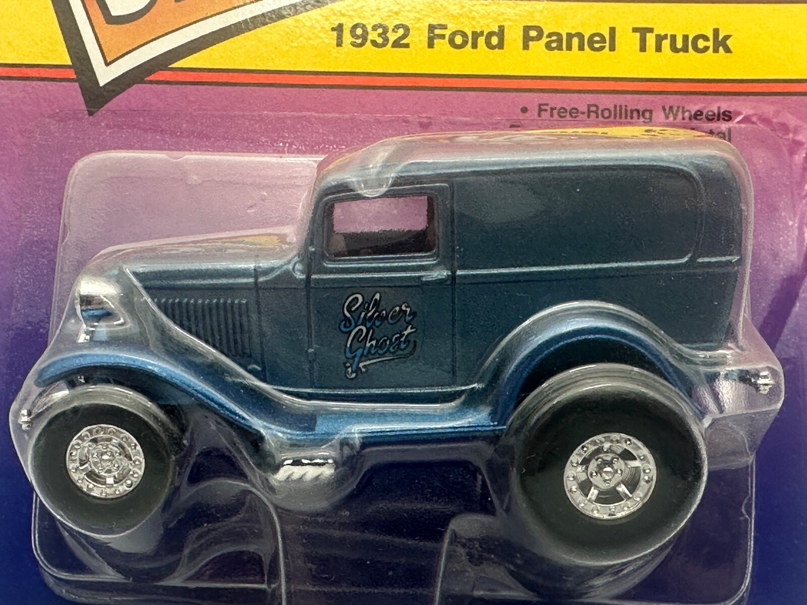 Ertl Hot Roddin’ 1932 Ford Panel Truck, Blue, 3.5 inches, New in Box