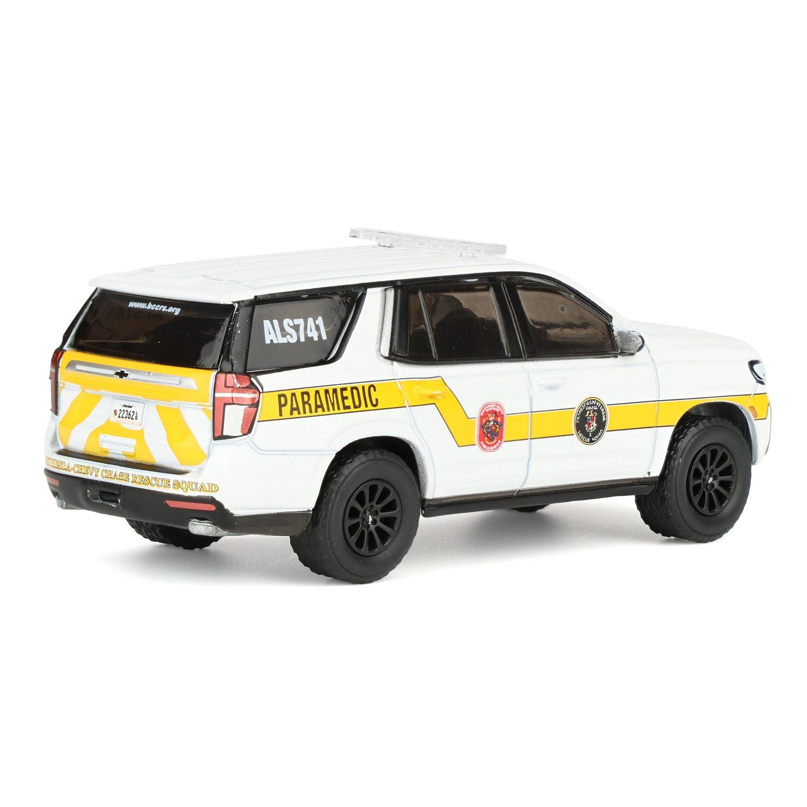 Greenlight 1/64 2024 Chevrolet Tahoe, Bethesda Fire & Rescue Series 5, 67070-D