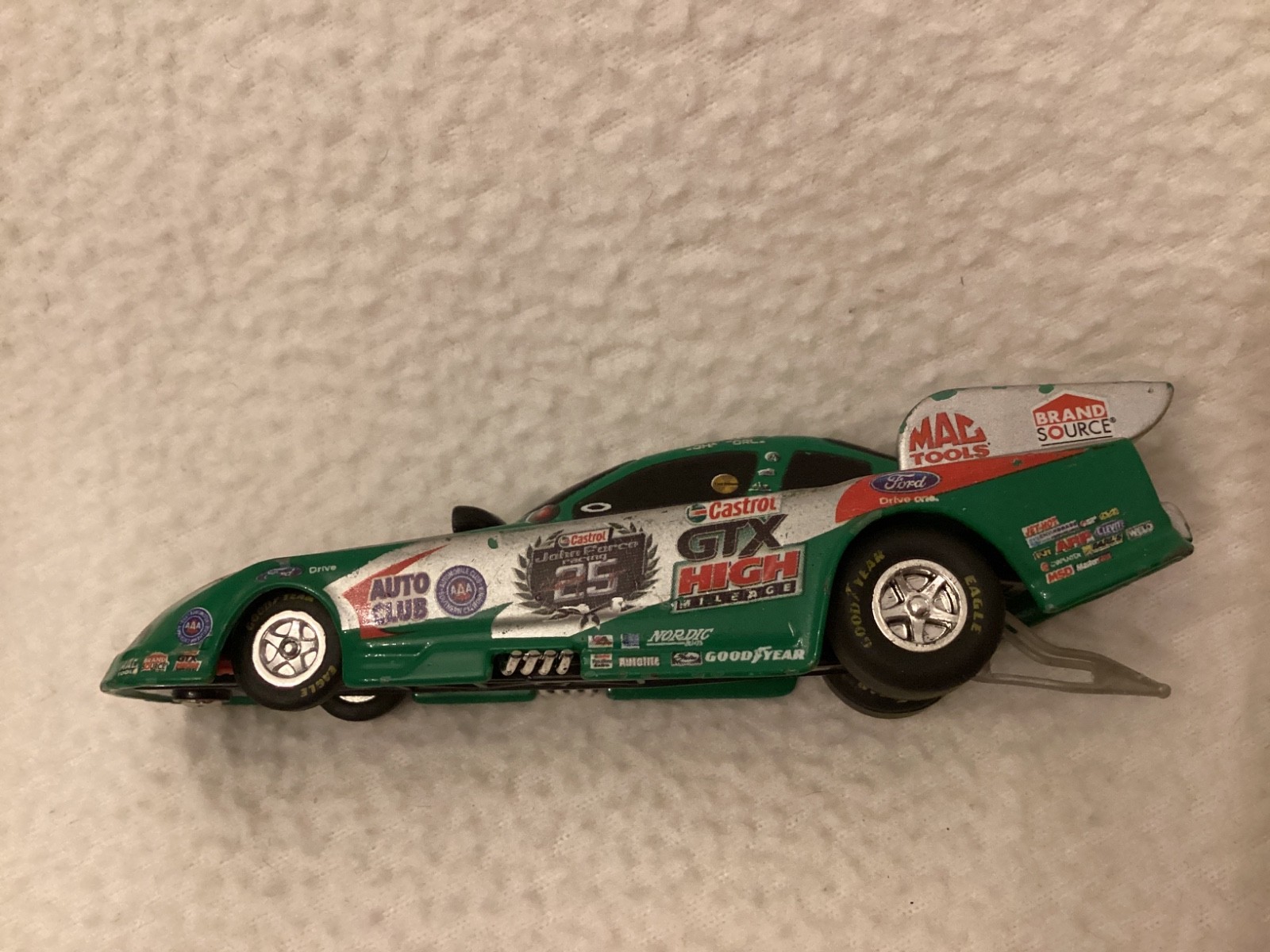 Funny Cars ~ Johnny Lightning Mooneyes ~ John Force GTX ~ Racing Rebels ~ 3 ct