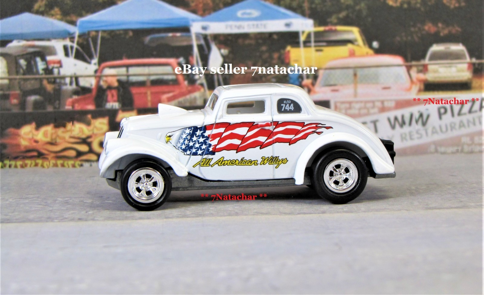 1933 Willys Coupe Gasser Nostalgia Drag Racing Model NHRA I