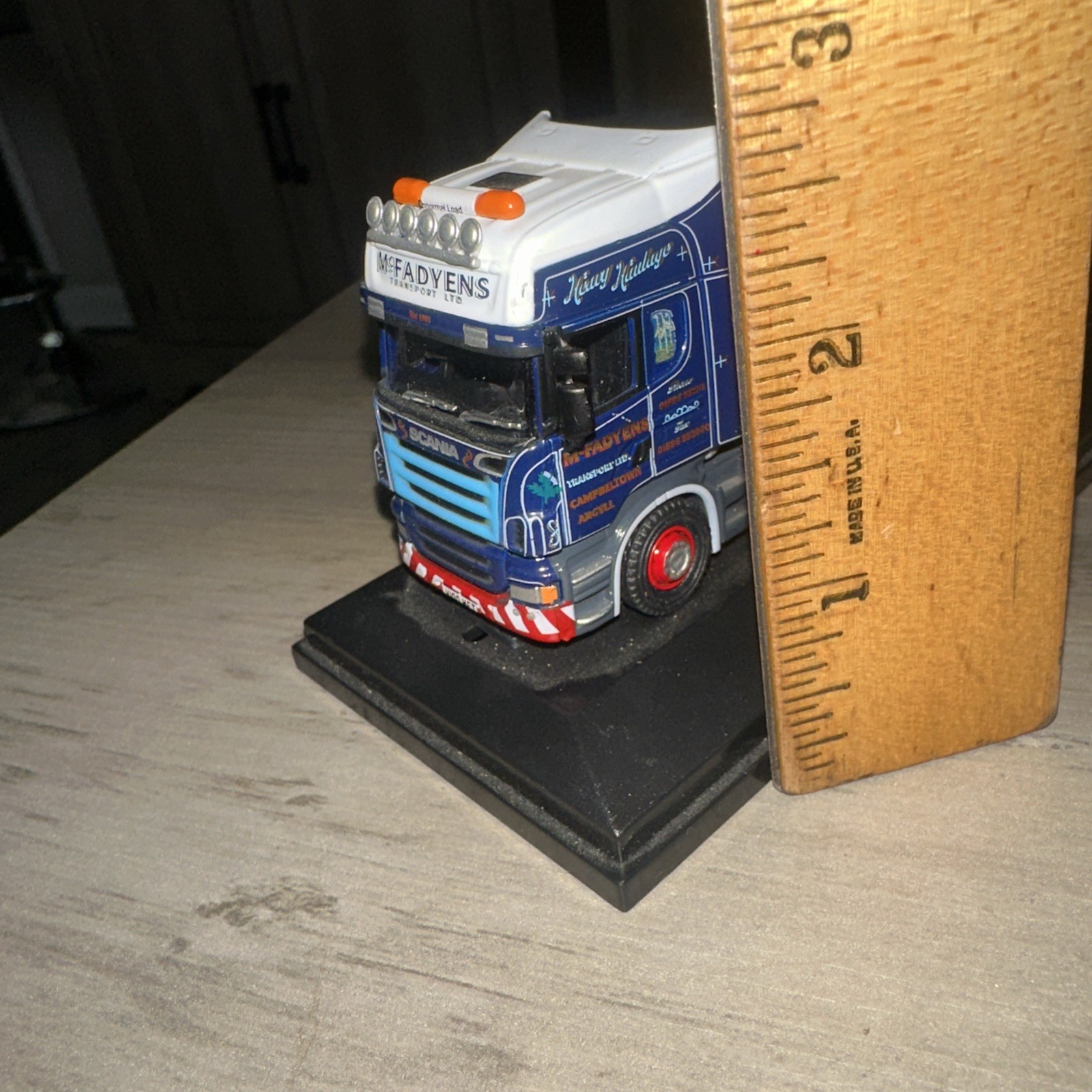 Vintage Oxford Diecast Truck Mcfadden‘S Transport LTD Low Boy ￼