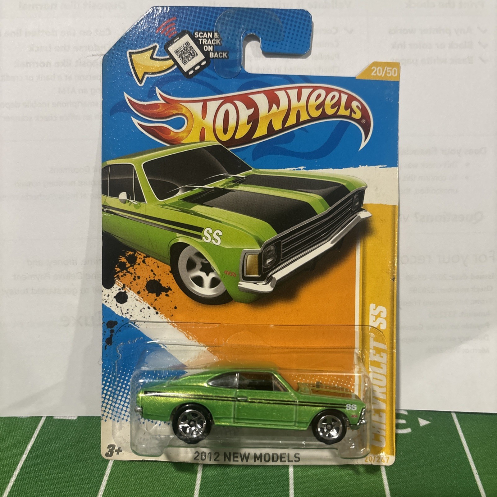 Hot Wheels 2012 New Models – Chevrolet SS (Green) #20
